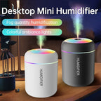 Mini Air Humidifier Usb Aromatherapy Diffuser 180ml Essential Oil Purifier Aromatherapy Spray Car Home Bedroom Led Quiet Desktop Lootquake LLC