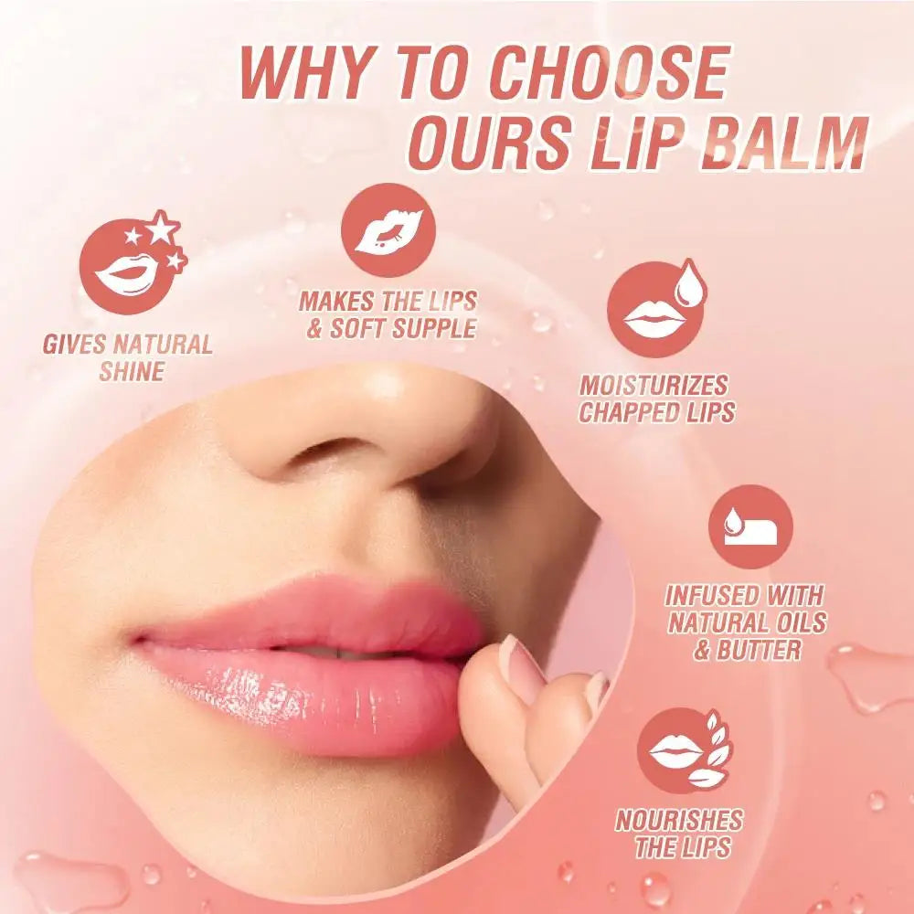 Long Lasting Color Changing Lipstick Moisturizing Lip Balm Natural Nourishing Beeswax Lip Gloss Lip Care Cosmetics Lootquake LLC