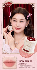 Flowerknows Strawberry Cupid Lipstick Cake Matte Velvet Lipgloss Lip Mud Makeup Korean Flower Know Lip Cream For Girls&Women