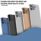 3/1Pcs Luxury Camera Lens Protector For iPhone13 12 11 Pro Max Camera Protective For iPhone 12 13 Mini Back Lens Glass Camera Cover Circle Tempered Glass Protector Stevvex
