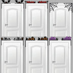 Halloween Door Frame Decoration,bats,pumpkins,spider Webs,door And Window Corner Sign, Halloween Home Decor,corner Stickers