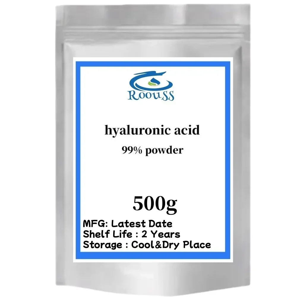 High content 99% Cosmetic raw materials Hyaluronic acid powder anti-wrinkle and Anti-aging,Moisturizing,free shippin Lootquake LLC