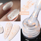 UR SUGAR Blue Color Rubber Base Gel Nail Polish Gold Glitter Base Gel Top Coat Soak Off UV LED Gel Nail Art Varnish Manicure Lootquake LLC