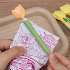 5Pcs Tulip Seal Clips Kitchen Food Snack Seal Sealing Bag Clips with Magnetic Storage Box Reusable Bag Sealer Home Storage Tools Lootquake LLC