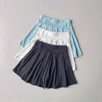 Women's Stretchy Sports Tennis Set with Pockets