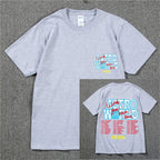 New Summer Hip Hop T Shirt Men Women Cactus Jack Harajuku T-Shirts WISH YOU WERE HERE Letter Print Tee Tops Lootquake LLC