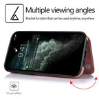 Wallet Stand Cover Flip Leather Case For iPhone 14 Pro Max 13 Pro Max 12 Pro Max 11 Pro Max Soft PU Leather Card Case With Kickstand Slim Double Magnetic Clasp Protective Cover Stevvex