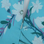 Vestidos Verano Moda 2024 Women's Swing Long Dress Chiffon Floral Short Sleeve Ruffle V Neck Fashion Waist Flowy Dress платье