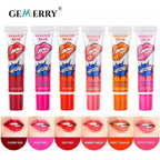 Gemerry 6 Colors Peel Off Lipstick Magic Sexy Makeup Long Lasting Lip Gloss Beauty Waterproof Lip Stick Women Cosmetic Lootquake LLC