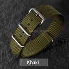 COROS Nylon Ribbed Watch Band For Smartwatch - Military Washable Strap