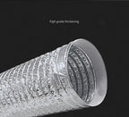 ∅150mm Double Layer Aluminum Foil Pipe Flexible Ventilation Duct for Kitchen Bathroom Extractor Dryer Fan Grow Tent 1.5m-6m