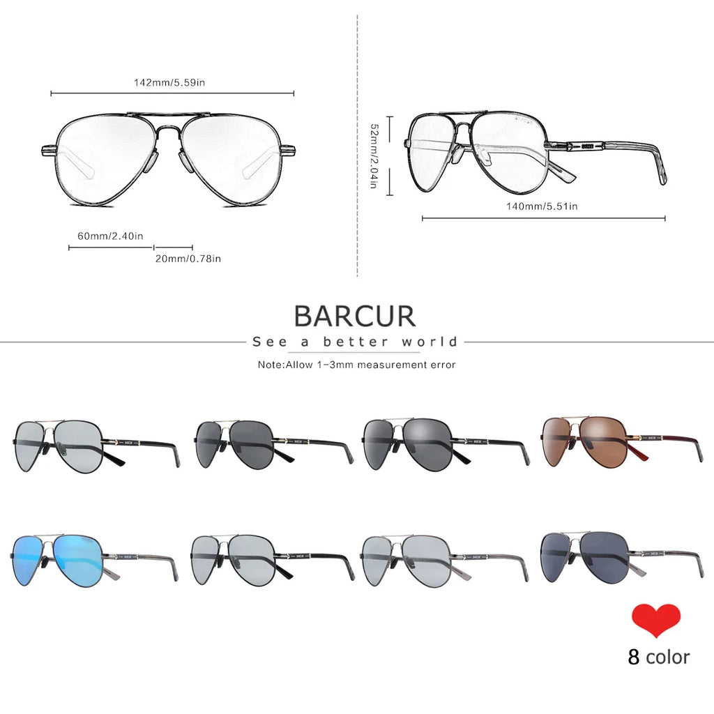 BARCUR Oversize Polarized Sunglasses for Women Trendy Double Beam Design Metal Elliptical Frame with UV400 Protection Fashionable Sun Glasses for Summer Outdoor & Daily Wear Stevvex
