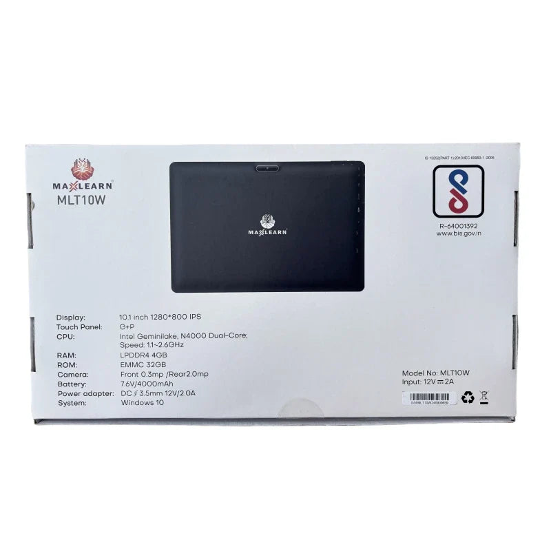 WINDOWS 11 Tablet PC 10.1 INCH 4GB DDR RAM 64GB ROM N3350 CPU 1920 x 1200 IPS Screen WIFI  Quad Core Dual Camera HDMI-Compatible Lootquake LLC