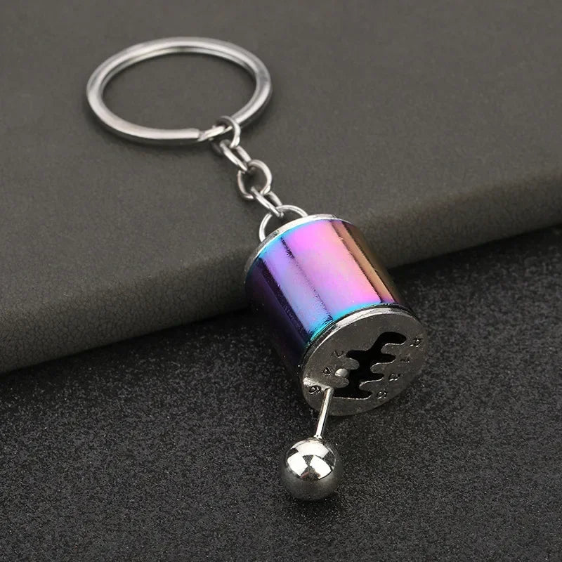 Personalized Keychain Creative Metal Mini Car Parts Manual Transmission Auto Keyring Accessories Key Ring Chain Men Lover Gift Lootquake LLC