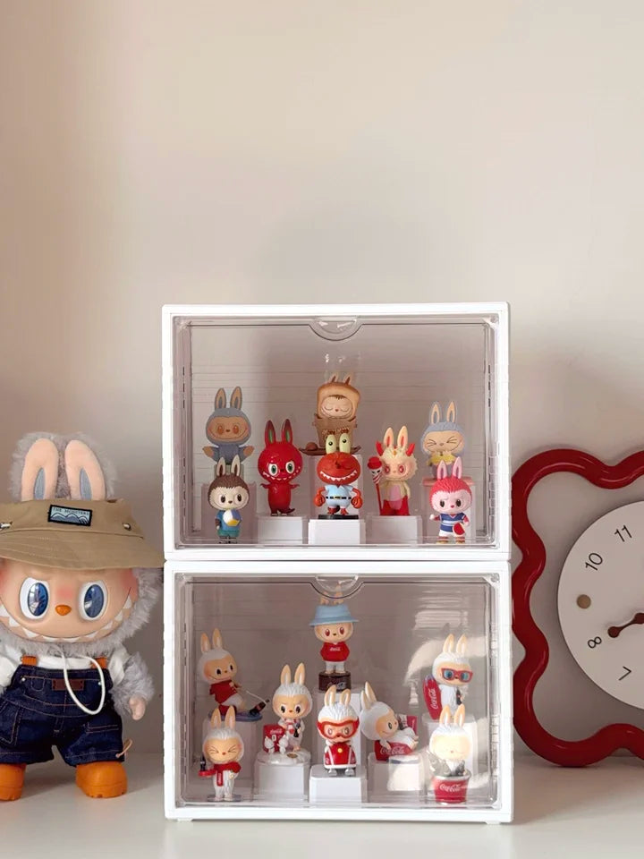 Labubu Display Box Cabinet Box Dustproof And Moisture-Proof Blind Box Toy Doll Display Stand Transparent Acrylic Storage Box Lootquake LLC