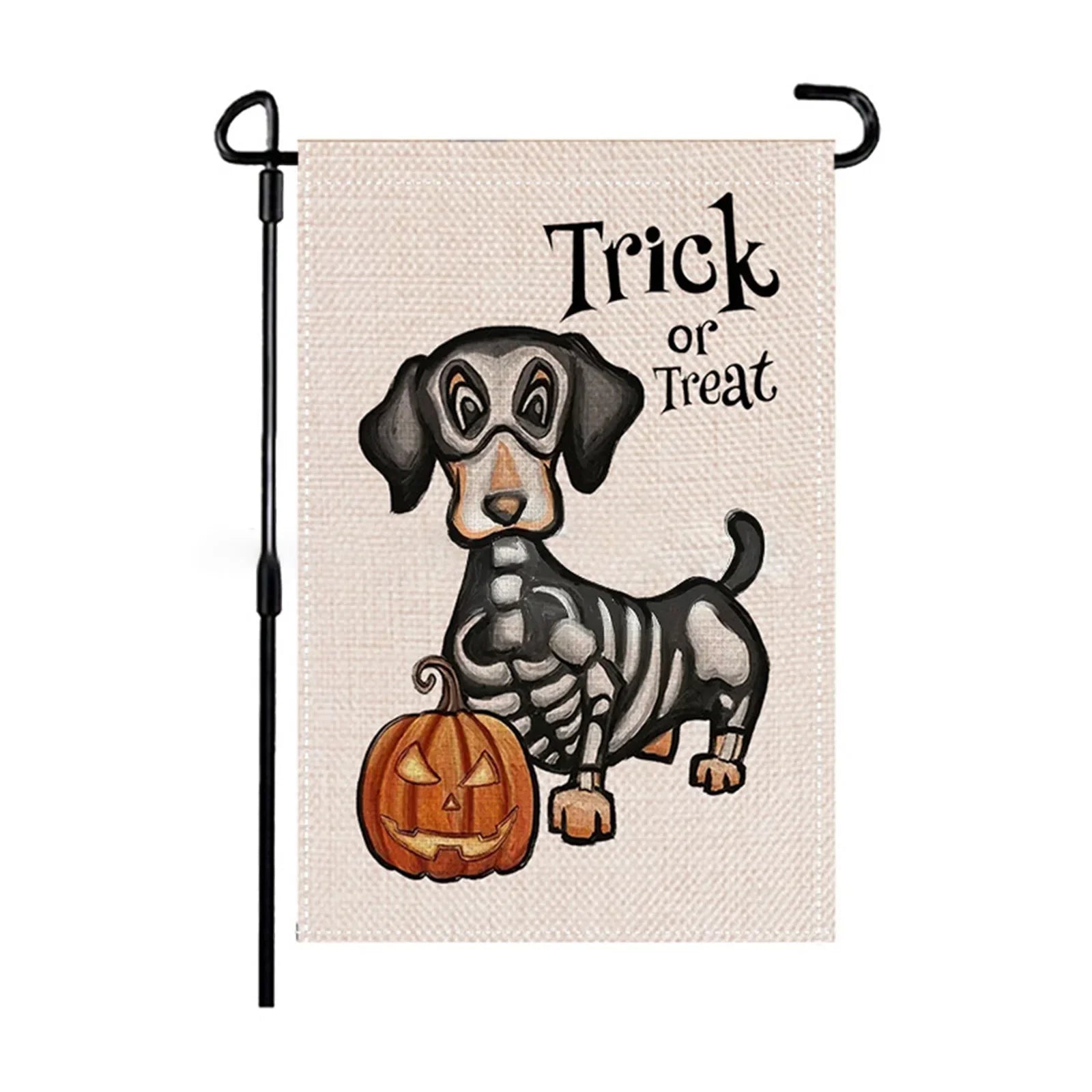 Halloween Garden Decor Flag Cartoon Pumpkin Ghost Skull Pattern Decorative Flag For Indoor Outdoor 2025 Halloween Party Decors Lootquake LLC