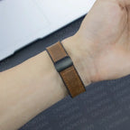 Garmin Soft Leather Band - Magnetic Buckle QuickFit Design - SJB-DIAMOND ELITES
