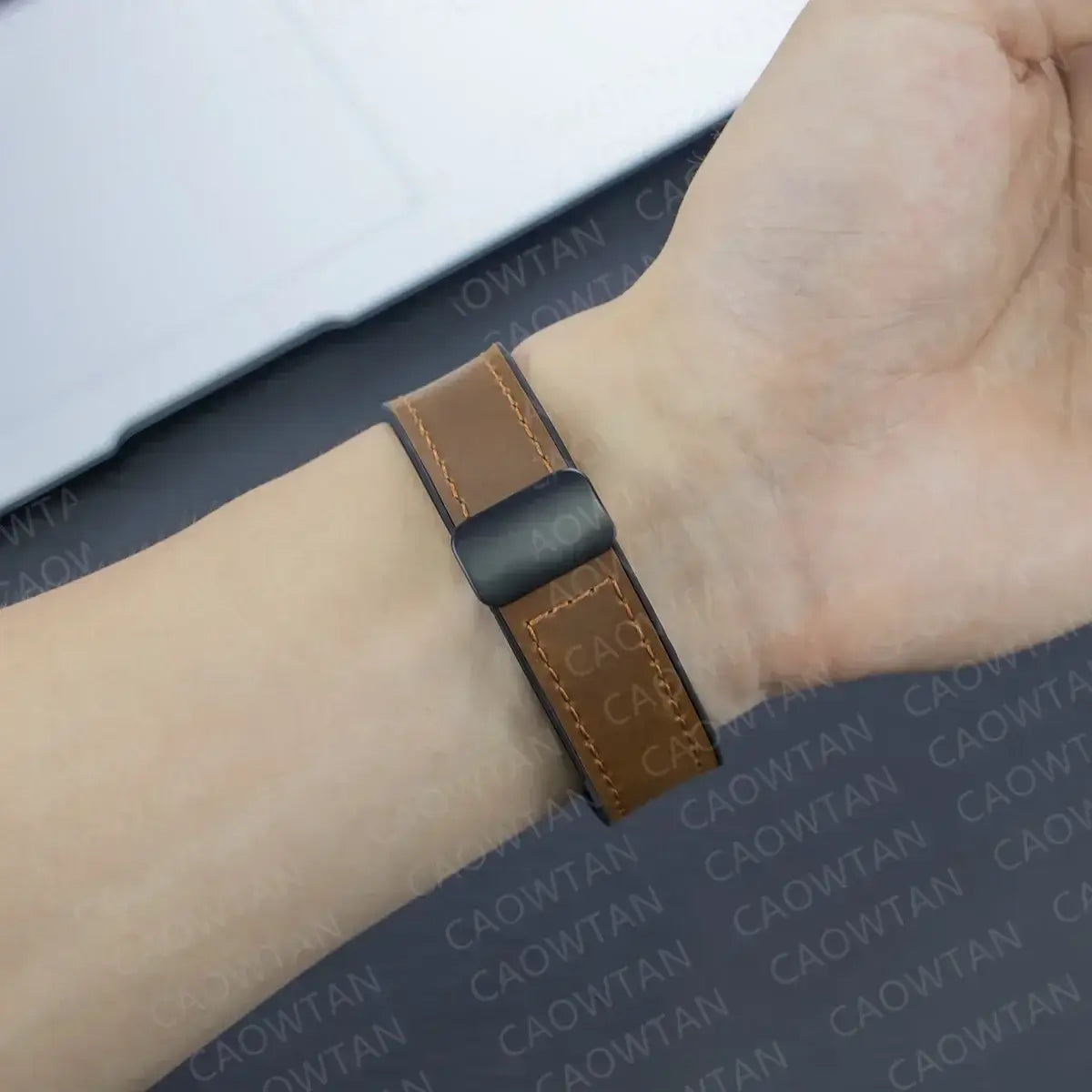 Garmin Soft Leather Band - Magnetic Buckle QuickFit Design - SJB-DIAMOND ELITES