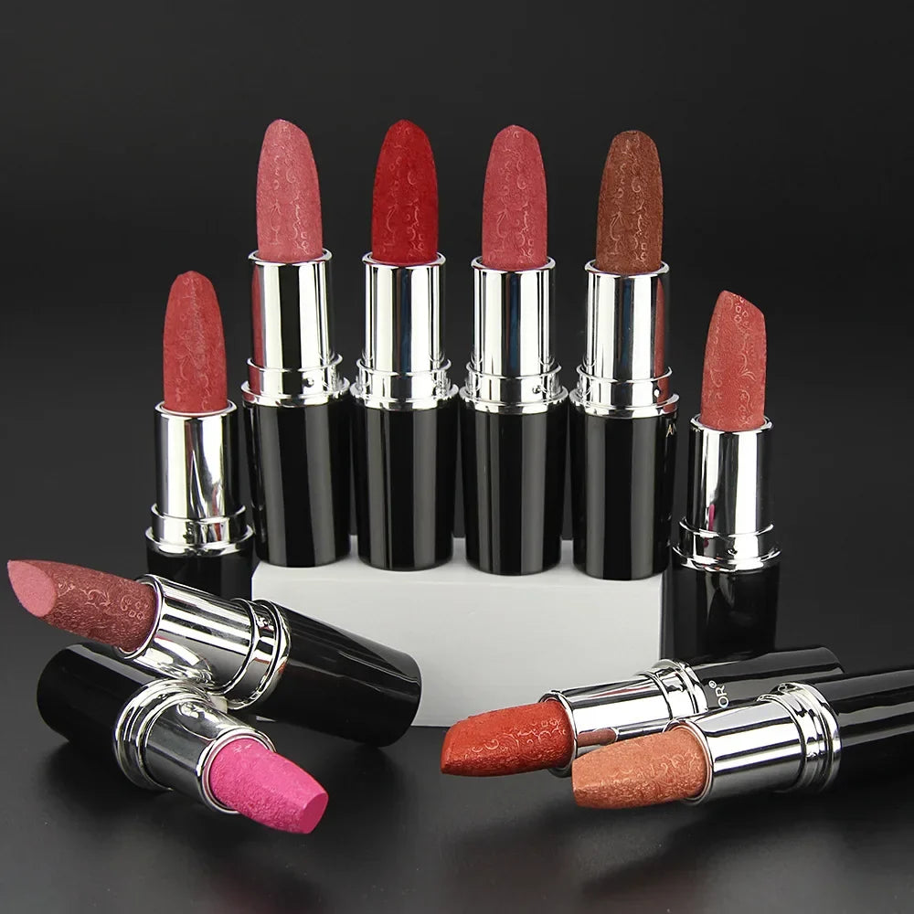 Fine Glitter Lipstick, Quicksand Gold Lipstick Non-sticky Non-fading Lipstick Pearlescent Long-lasting Silky Mermaid Lipstick Lootquake LLC
