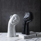 Scandinavian Abstract Contemplation Thinker Portrait Sculpture Decorative Art High End Light Luxury Home Soft Decoration Lootquake LLC