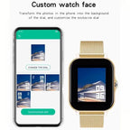 2024 Smart Watch Android Phone 1.44'' Inch Color Screen Bluetooth Call Blood Oxygen/Pressure Monitoring Smart Watch Women Men Lootquake LLC