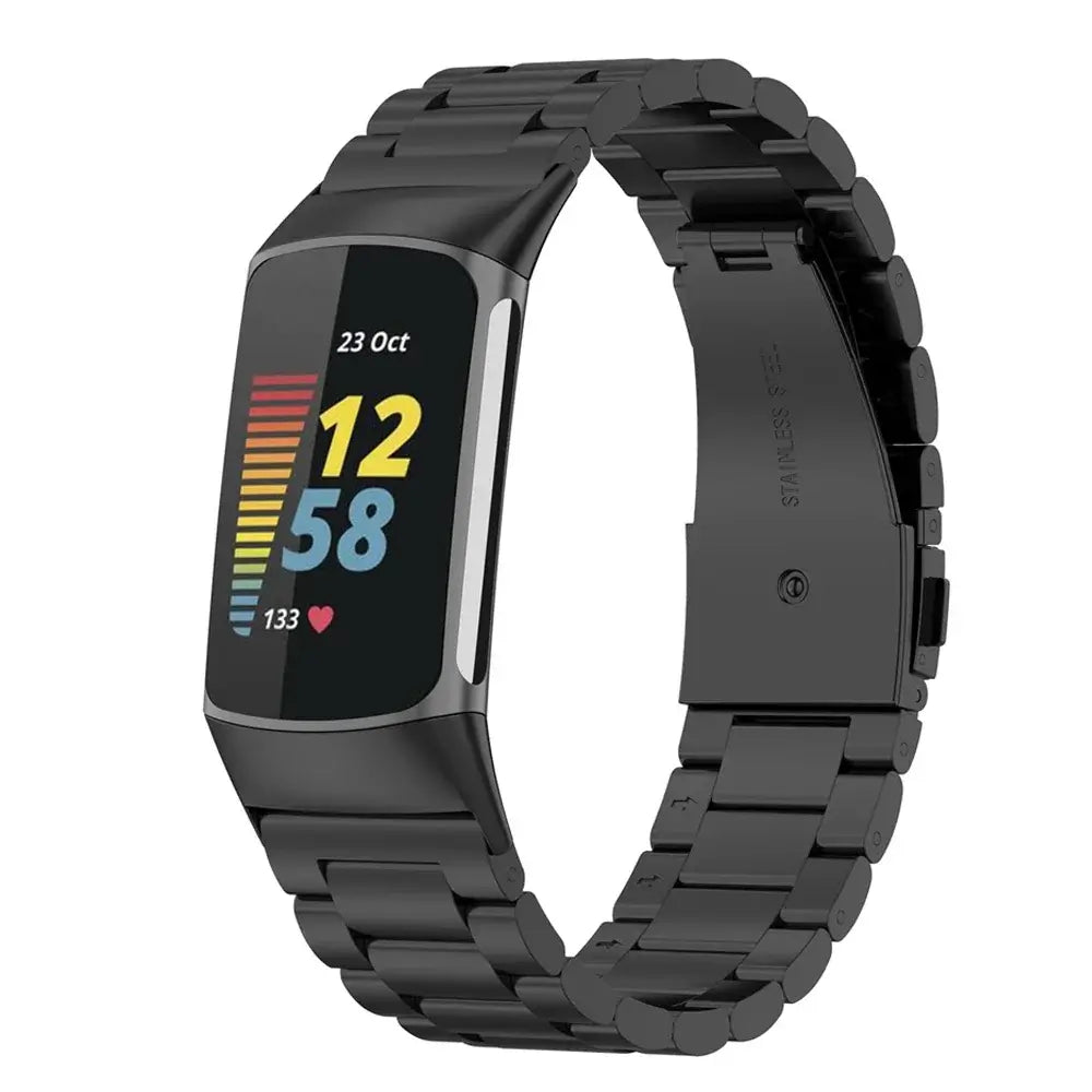 Fitbit Charge 5 6 Stainless Steel Band - Sleek Durable Design - SJB-DIAMOND ELITES