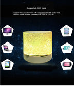 Bluetooth Mini Speaker Wireless Speaker Colorful LED TF Card USB Subwoofer Portable MP3 Music Sound Column For PC Phone Lootquake LLC