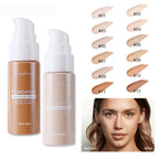 1PCS 12 Color Liquid Foundation Powder Is Light And Delicate Moisturizing High Coverage Easy To Apply And Long Lasting Lootquake LLC