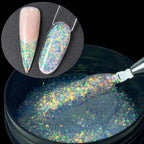Jillnails 100g Glitter Shimmer Milky Hard Gel Builder Nail for Nails ExtensionsRoyal Blue Pink  UV LED Camouflage  Selfleveling Lootquake LLC