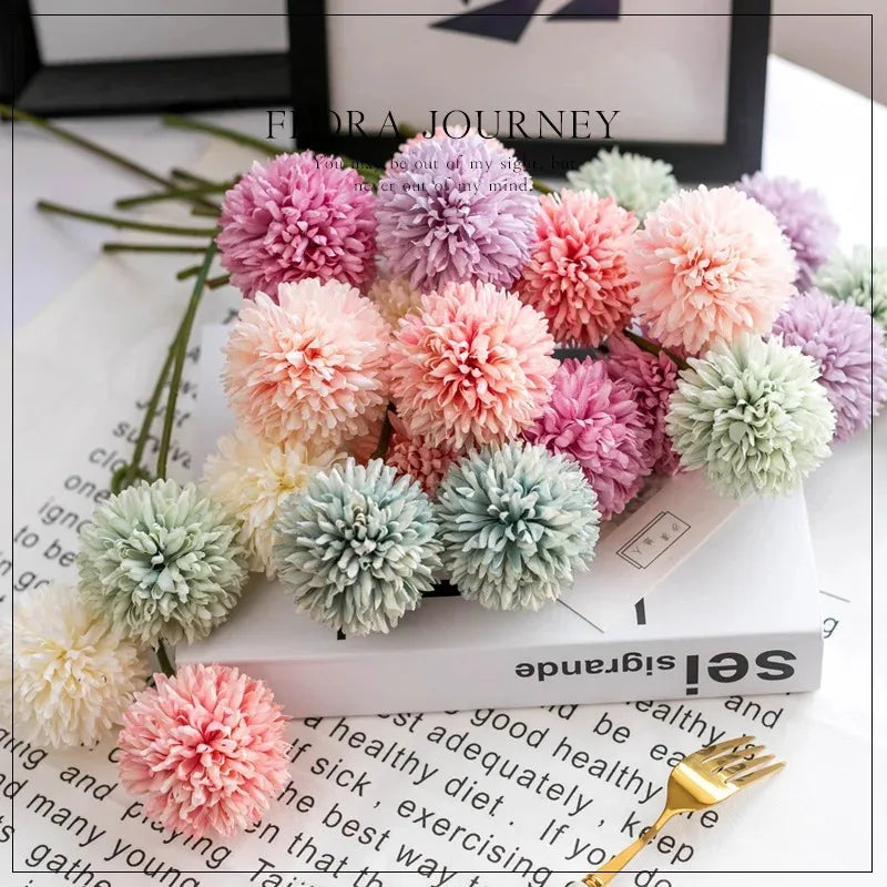 3/6Pc Hydrangea Artificial Flowers Bouquet Boho Home Bedroom Decor Wedding Decoration Craft Vases Flower Arrangement Accessories Lootquake LLC