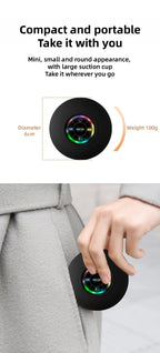 New Bathroom Waterproof Wireless LED Bluetooth Speaker Large Suction Cup Mini Portable Speaker Outdoor Sports Stereo Speaker Lootquake LLC