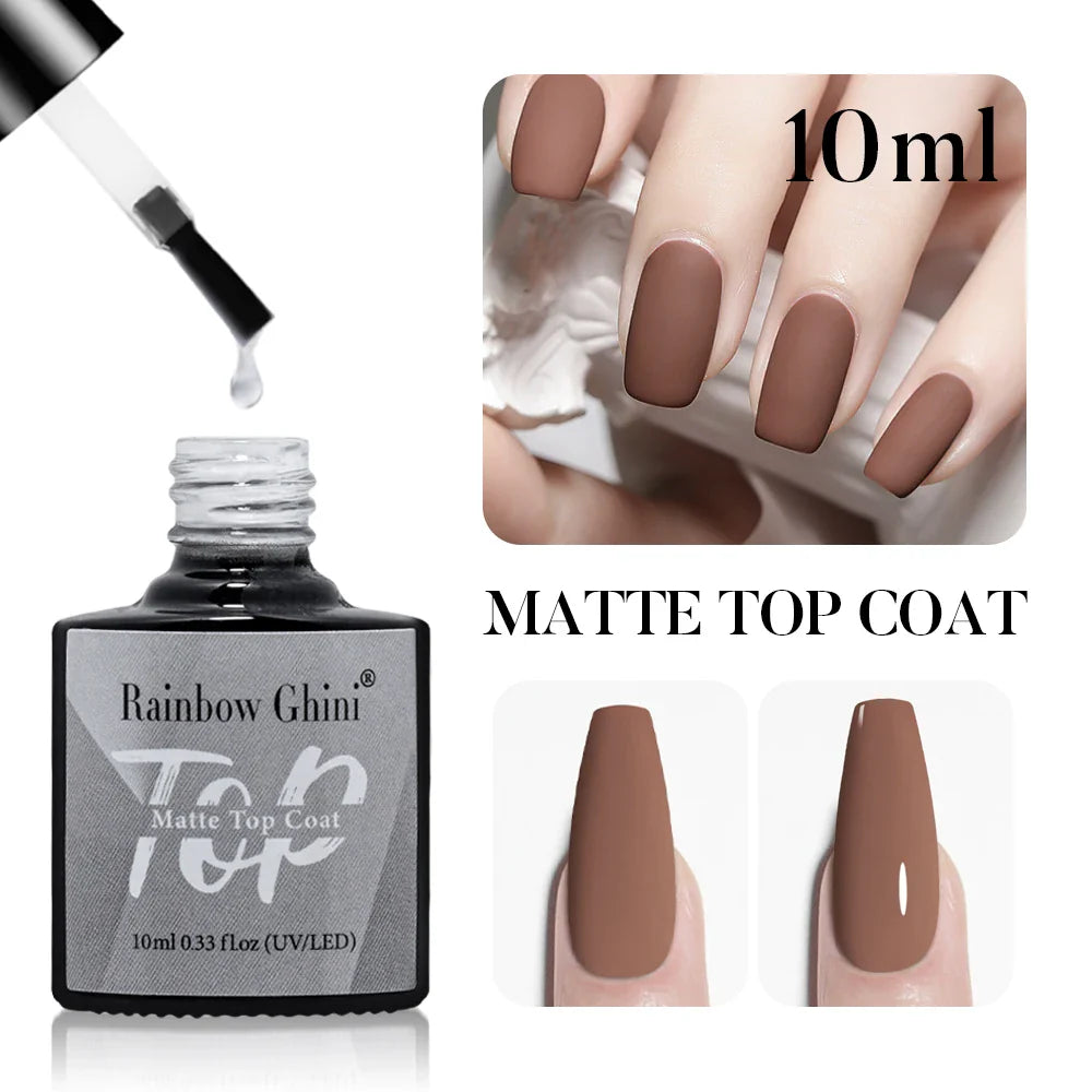 Rainbow Ghini UV LED Glitter Purple Gel Nail Polish 15ml Manicure Art Accessories Nail Glue Supplies for Professionals Varnishes Lootquake LLC
