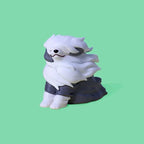 Animal Sculpture Blown By Wind Ornament Faceless Male Desktop Sculpture Creative Jewelry Art Gift Decompression Pets Sculpture