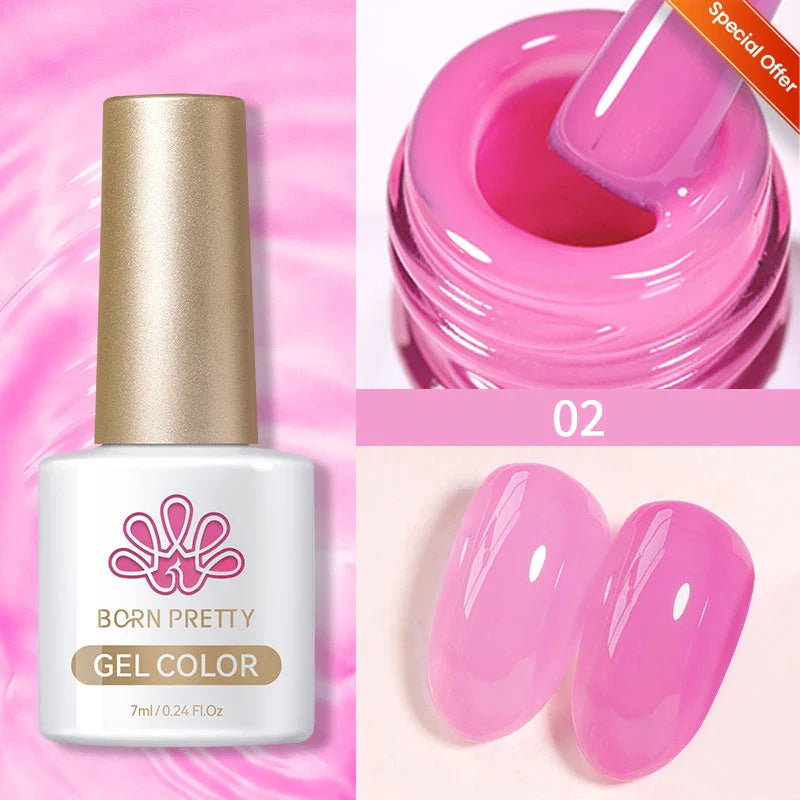 BORN PRETTY 10ml Reflective Glitter Gel Nail Polish Carat Mirage Sparkling Color Shine UV LED Soak Off Semi-Permanant Varnish Lootquake LLC