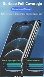 4pcs Matte Film For Iphone 11 12 13 Pro Max Mini Frosted Screen Protectors For Iphone X Xr Xs Max 6 6s 7 8 Plus Se Anti Glare Matte Finish Anti-fingerprint Film Stevvex