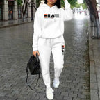 Women's Luxury Hoodie & Pants Streetwear Set THRIXINE