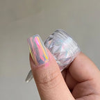 Moonlight Mirror Nails Powder Pearl White Nails Glitter Aurora Shining Pigment Chrome Dust Nail Art Supplies Decoration Lootquake LLC