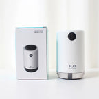 Home Table Wireless Ultrasonic Air Humidifier, Portable Mini Aroma Water Mist Diffuser, Battery Life Show, 500ml, 2000mAh Lootquake LLC