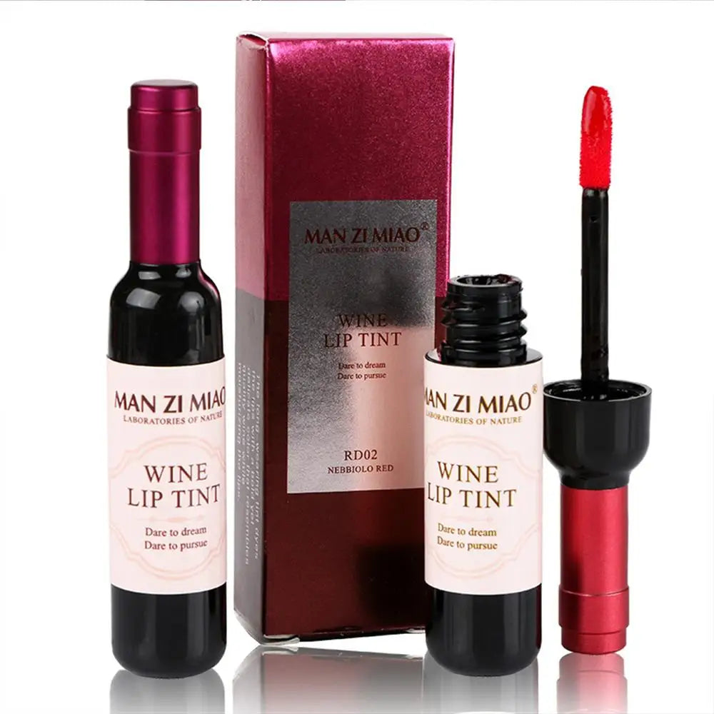 Lipstick Wine Lip Stain Baby Pink Lipgross Matte Liquid Lip Glaze Long Lasting Waterproof Lip Stain Nonstick Cup Lipstick Lootquake LLC