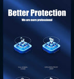 4PCS Tempered Glass For iPhone 11 12 13 14 Pro MAX XR X XS Max Screen Protector on For iPhone 12 11 13 14 Mini 7 8 6 Plus Glass Edge- Bubble Free- Scratch Resistant Protective Film For iPhone