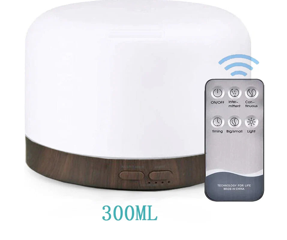 Aroma Diffuser, 300ml Aromatherapy Oil Diffuser with 7-Color Light, Timer-Adjustable Fog Mode Setting 300ML humidifier Lootquake LLC