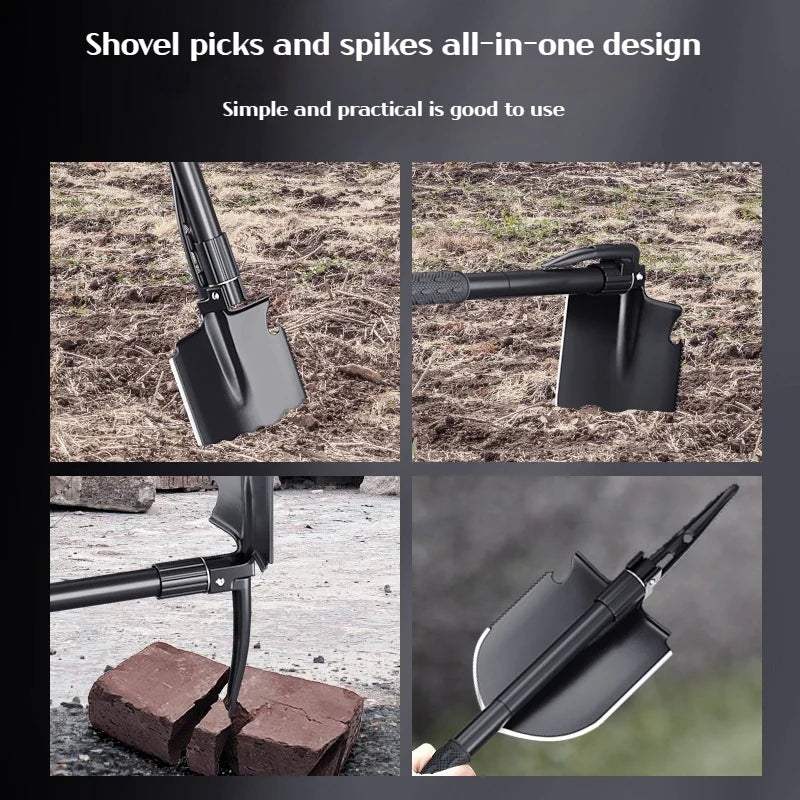 Multifunctional shovel for survival, etc THRIXINE