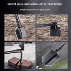 Multifunctional shovel for survival, etc THRIXINE