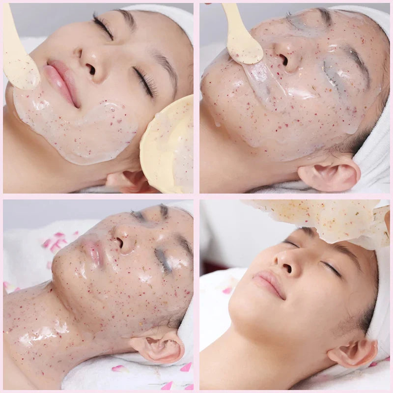 Moisturizing Salon SPA Soft Hydro Jelly Mask Powder Face Skin Care Whitening Rose Collagen Peel Off DIY Rubber Facial Jellymask Lootquake LLC