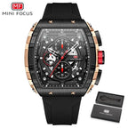 Sports Mens Watches Top Brand Luxury Waterproof Quartz Watch for Men Silicone Strap Fashion Wristwatches Relogio Masculino 0399G