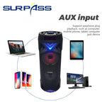 Wireless LargeSpeaker Portable Big PowerStereo soundbar SubwooferHeavy Bass Speakers Sound BoxMic FM Radio Bluetooth-compatible Lootquake LLC