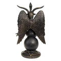 Horned God Baphomet, Sabbatic Goat Statue; Mendes Divine Goat Idol; Satanic Church Resin Figurine