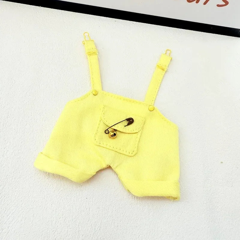 Labubu Doll Clothes Big Into Energy Clothing Replacement Summer Overalls with Straw Hat and Belt Set for Ropa Labubu Lootquake LLC