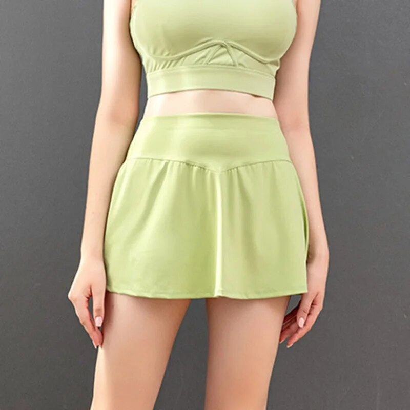 Women Golf Tennis Sports Pocket Pleated Skirt - SJB-DIAMOND ELITES