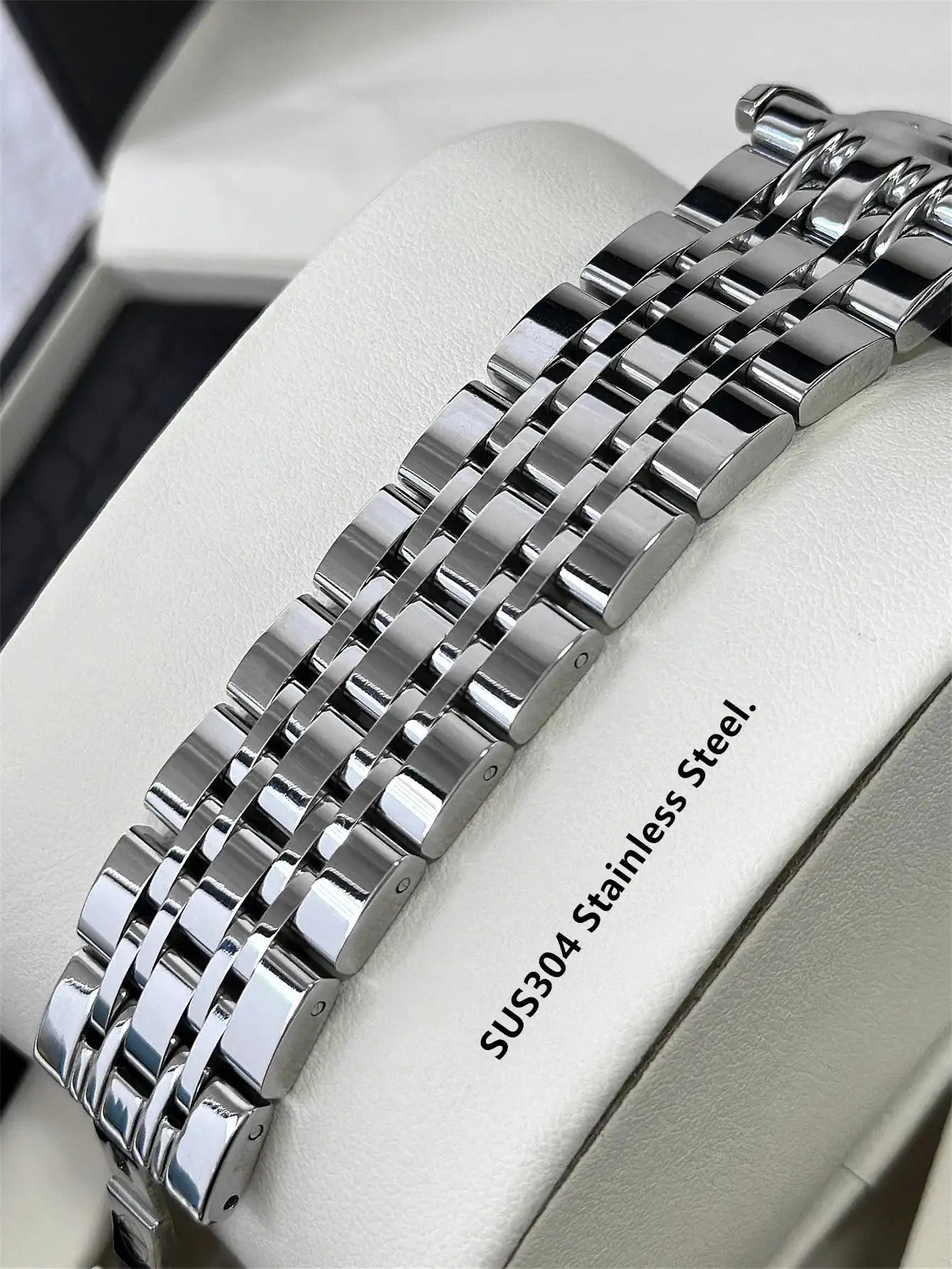 Business Man Silver Wristwatch Luminous SUS304 Stainless steel High Quality Luxury Watch Waterproof Fashion Clock hombre Reloj
